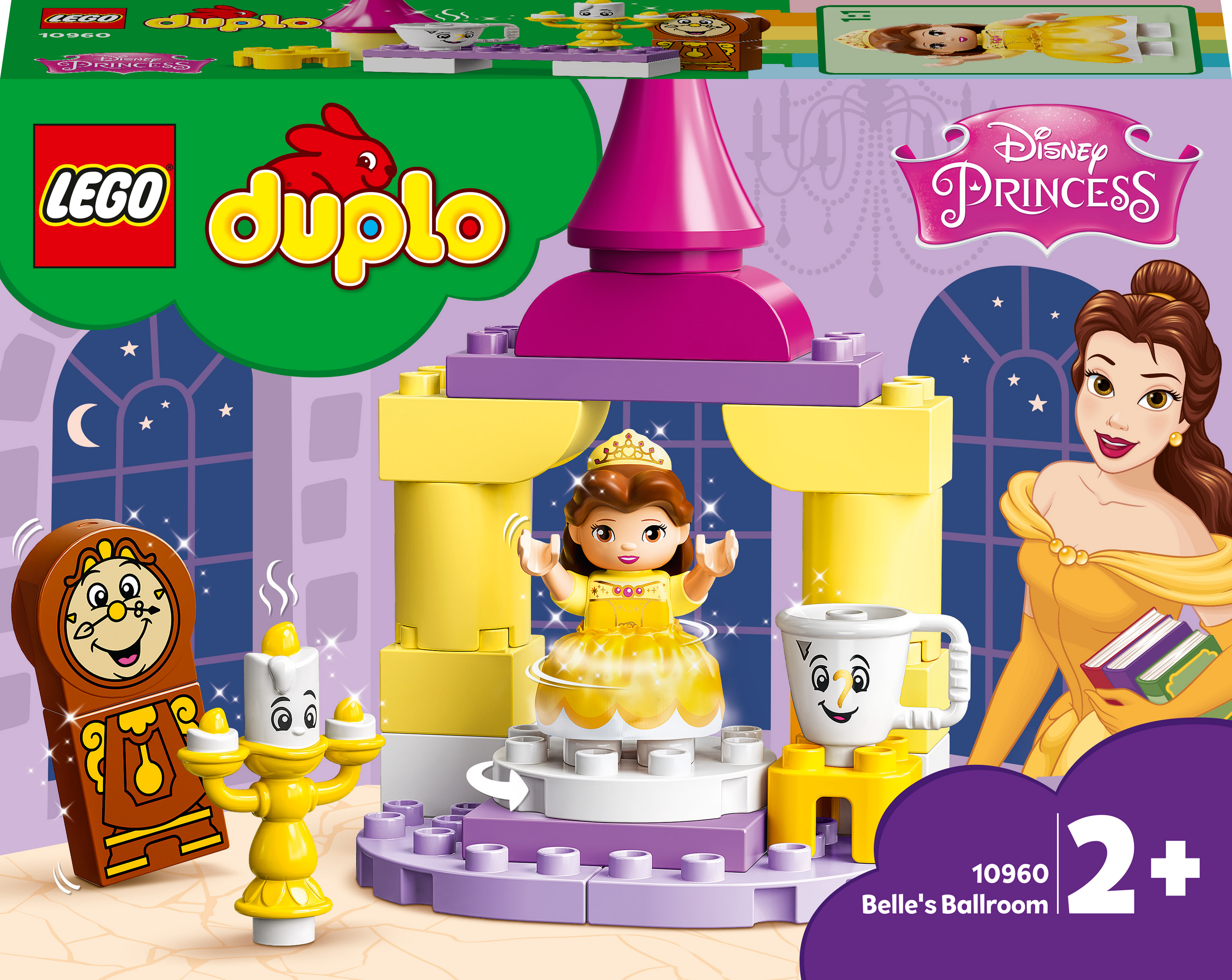 

Конструктор LEGO DUPLO ǀ Disney Бальный зал Белль 23 детали (10960)