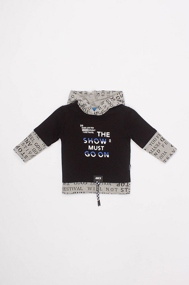 

Худі на хлопчика TUFFY 80 чорний (SKT000571003)