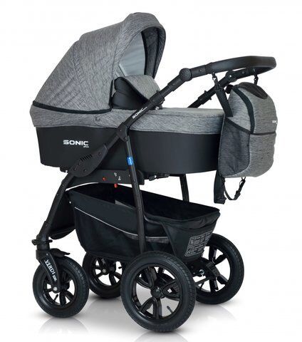 

Универсальная коляска 3в1 Verdi Sonic Plus 04 grey/black