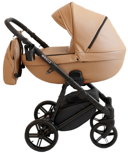

Универсальная коляска 2в1 Broco Miracle Black 9023-BMB-06 beige