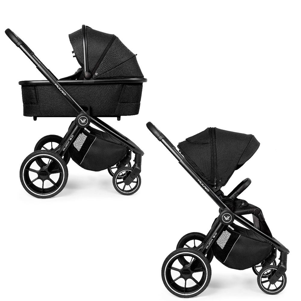 

Универсальная коляска 2в1 Muuvo Quick 3.0 XL Jet Black