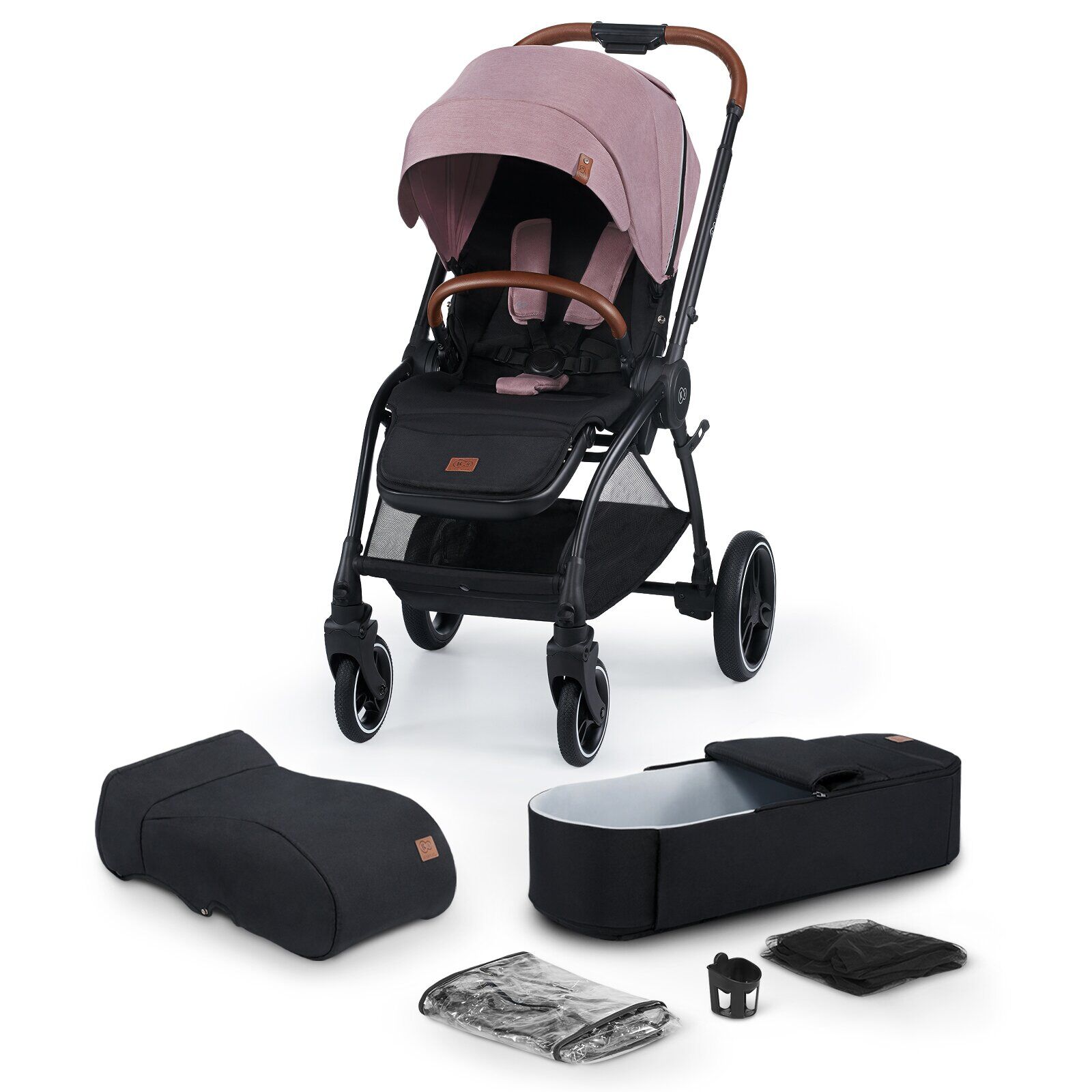 

Универсальная коляска 2в1 Kinderkraft Evolution Cocoon Marvelous Pink