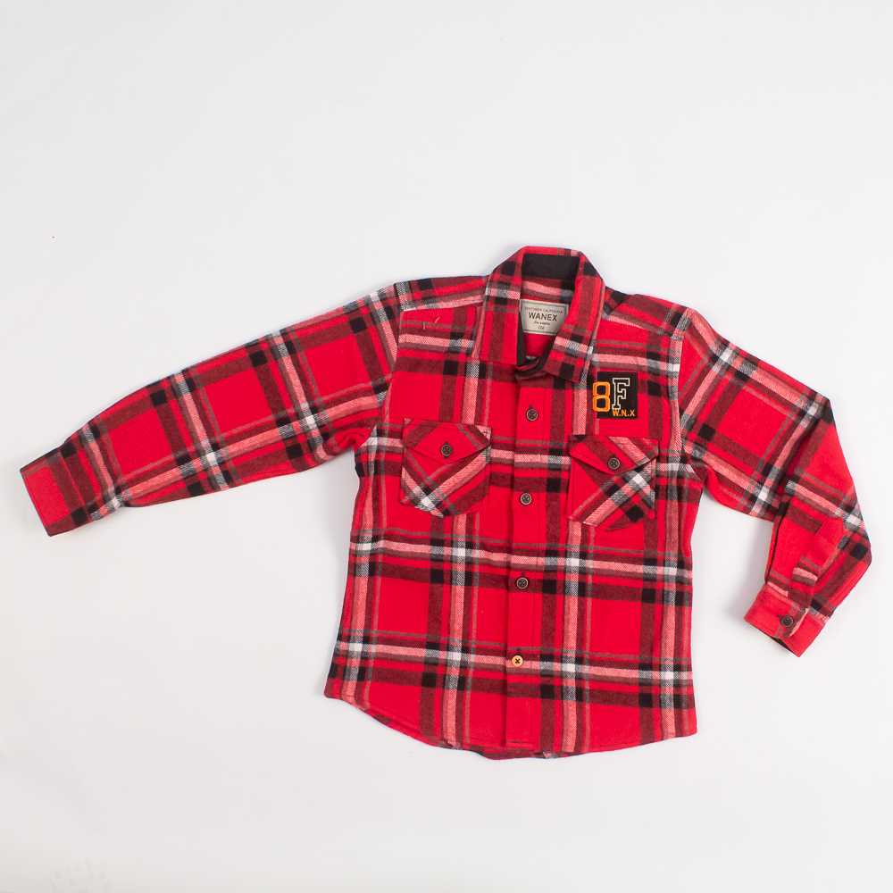 

Сорочка з довгим рукавом, червона, підліткова 146 червоний