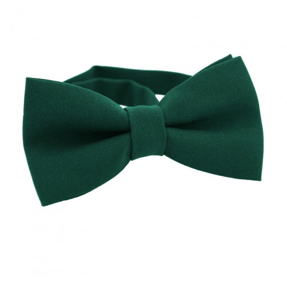 

Бабочка Bow Tie House изумрудная однотонная габардин