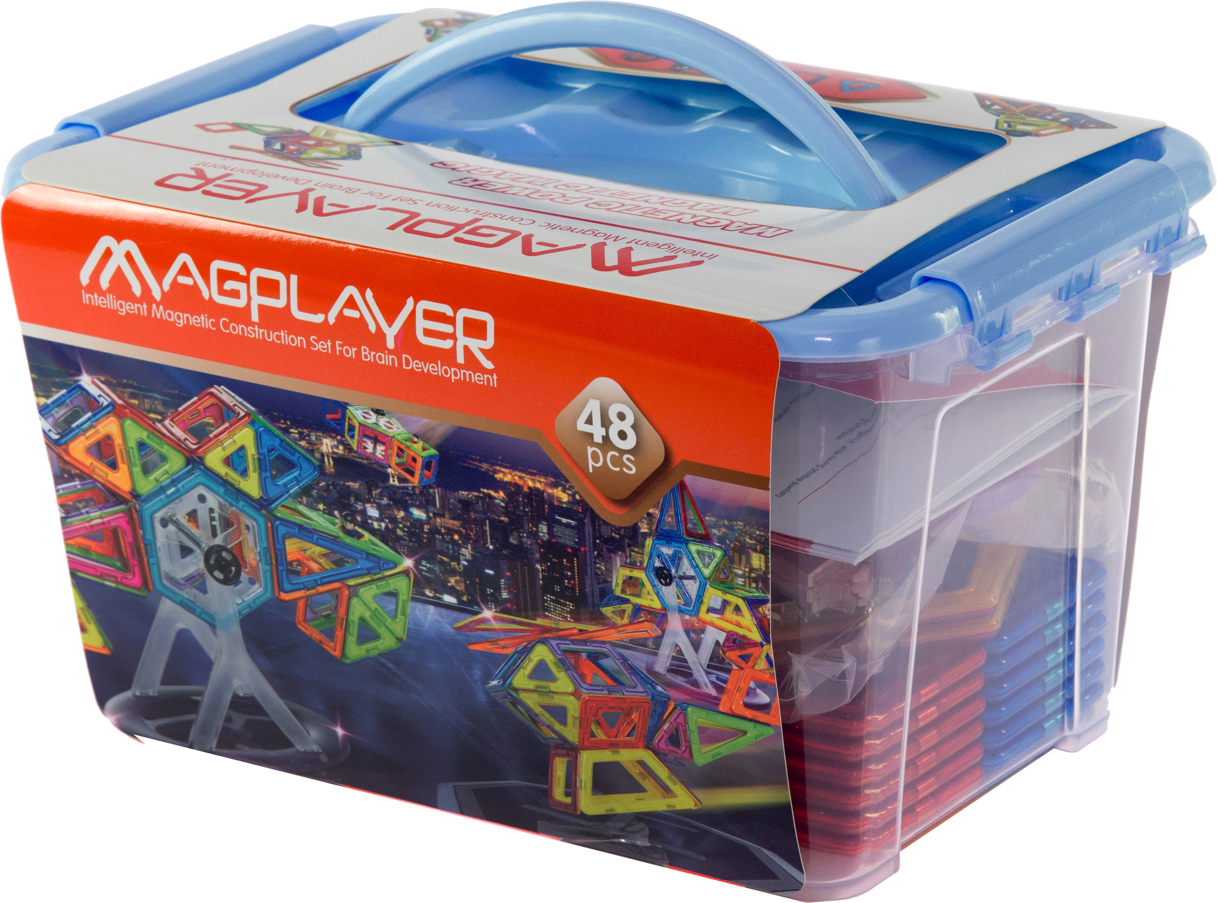 

Конструктор магнитный Magplayer 48 элементов (MPT-48)