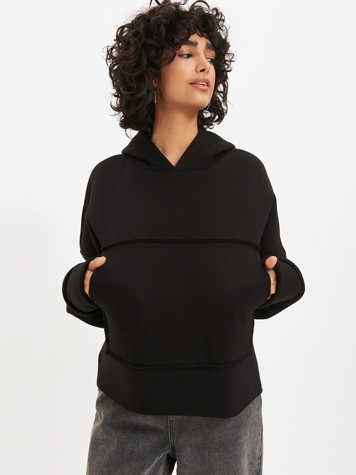 

Худи Trendyol TWOAW22SW0885  Black, Худи Trendyol TWOAW22SW0885 S Black