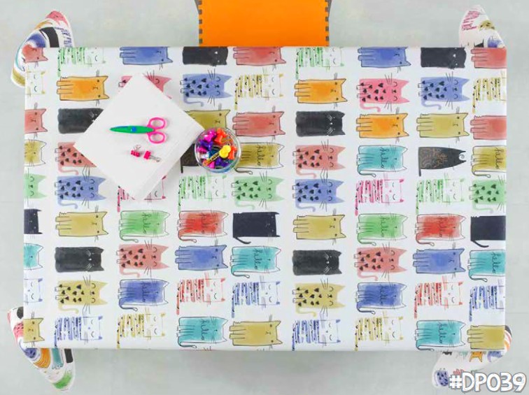 

Скатерть с акриловой пропиткой Cats TT155601 140x220