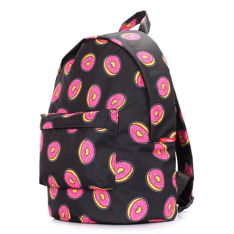 

Городской рюкзак Poolparty принт с донатами (backpack-donuts)