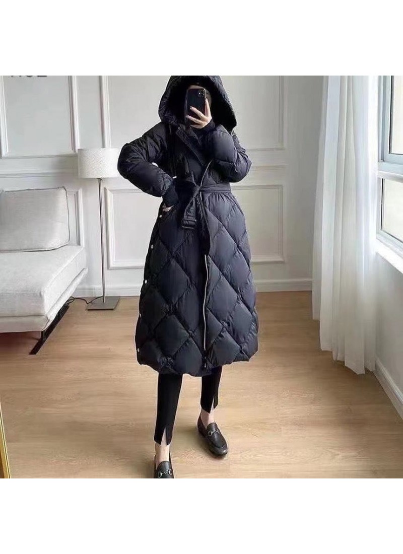

Пуховик длинный зимний под пояс с золотыми кнопками Modern Boutique черный,  ПУХ2105, Пуховик длинный зимний под пояс с золотыми кнопками Modern Boutique черный, XL ПУХ2105