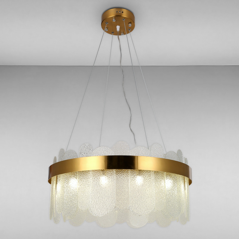 

Люстра подвесная Light House LS-17094-10 GD+WH 600MM золото