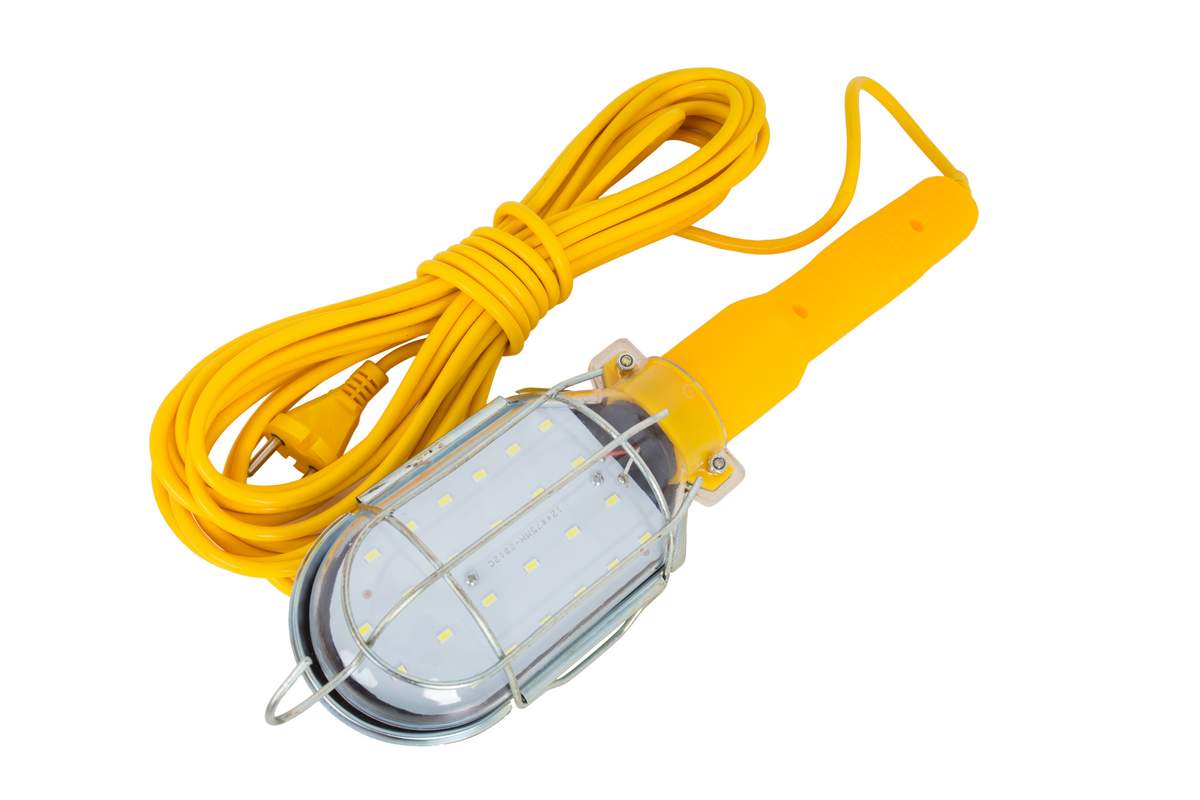 

Автомобильная переносная лампа WORKING LIGHT WD-362/4124 10м 24LED крепление крючок Желтая