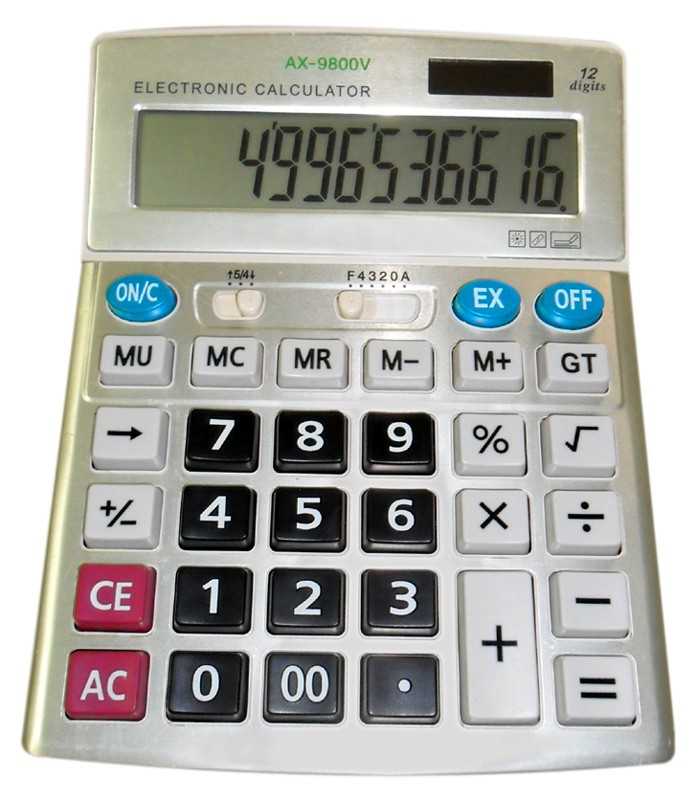 

Калькулятор настольный AX 9800V