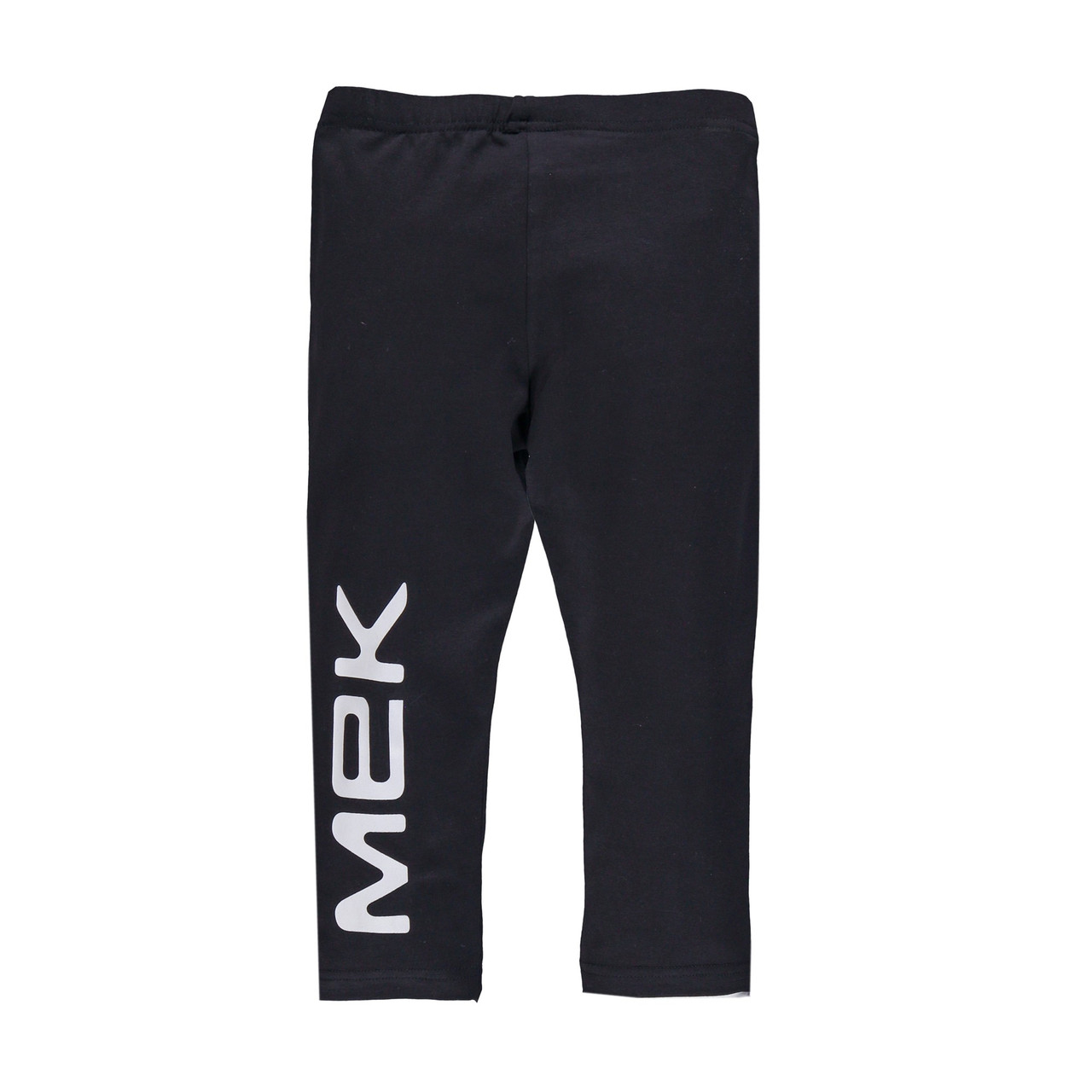 

Капри для девочки с логотипом Mek 191MIBM015 черные 140