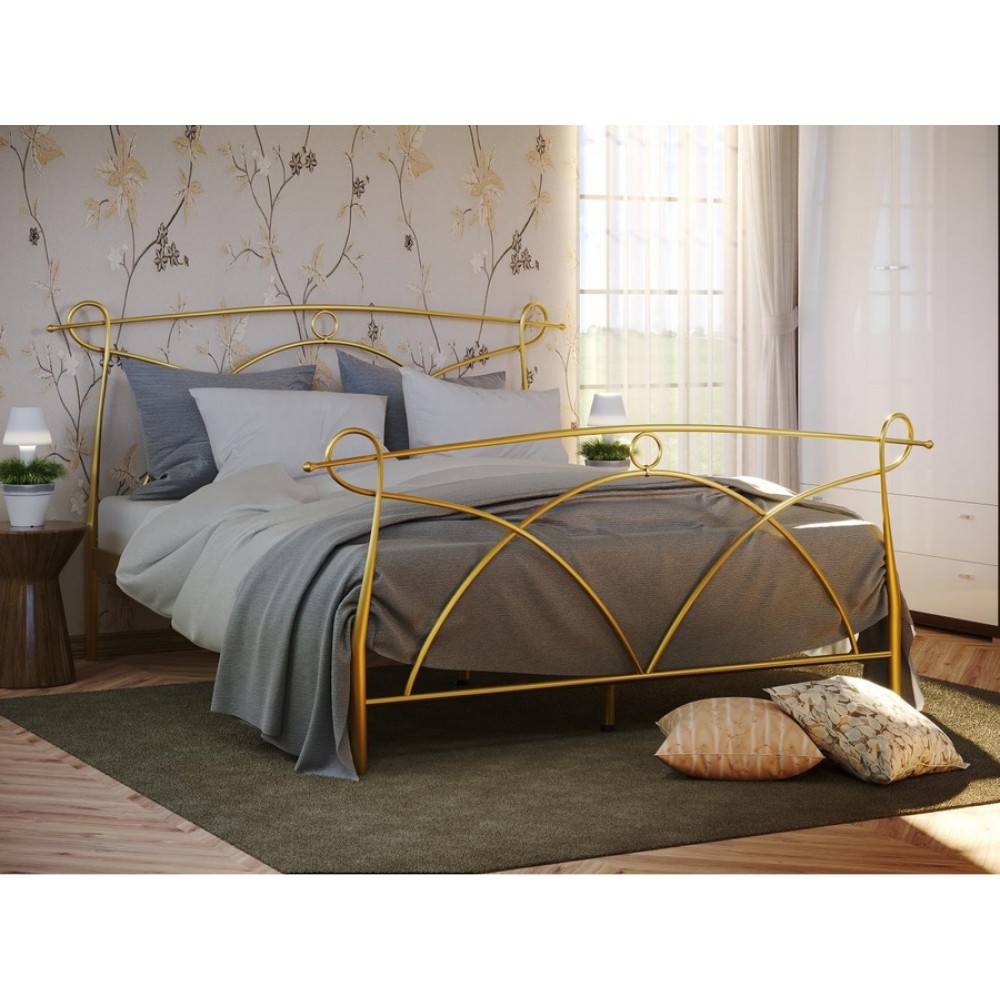 

Кровать Florence-2 Prestige Метакам Золото 120х190