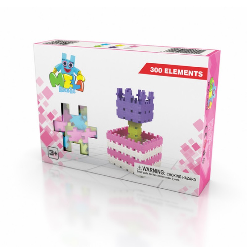

Конструктор MELI BASIC 300 элм. PINK (2,5х2,5см) (50025)