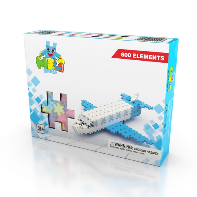 

Конструктор MELI BASIC 600 элм. (2,5х2,5см) (50010)