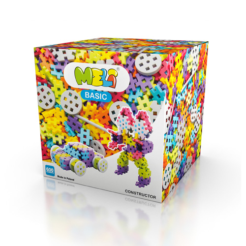 

Конструктор MELI BASIC CONSTRUCTOR фигурные 600 элм. (50045)