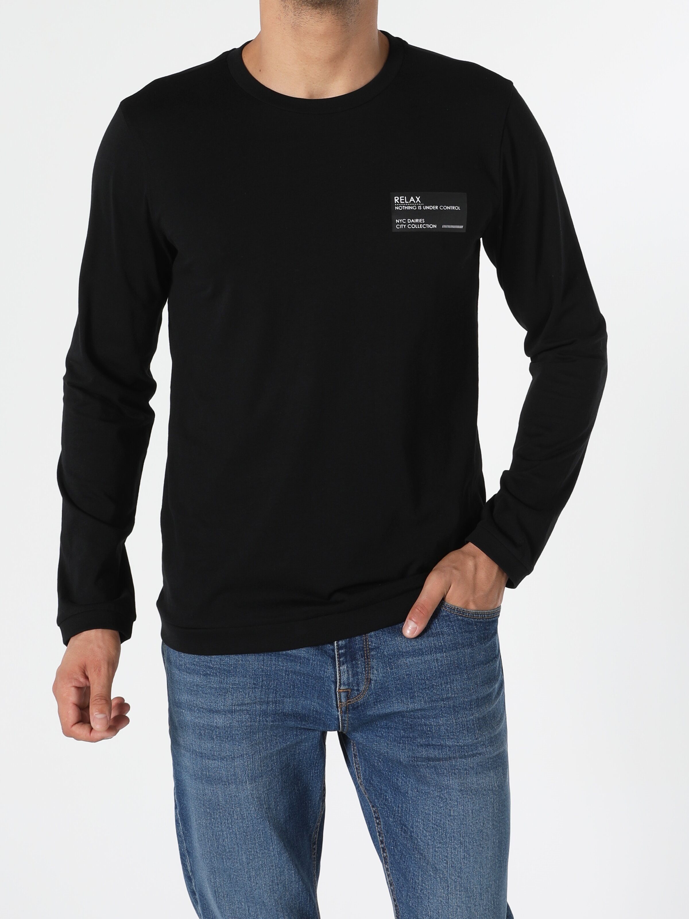 

Лонгслив Colin's CL1055969BLK  Black, Лонгслив Colin's CL1055969BLK M Black