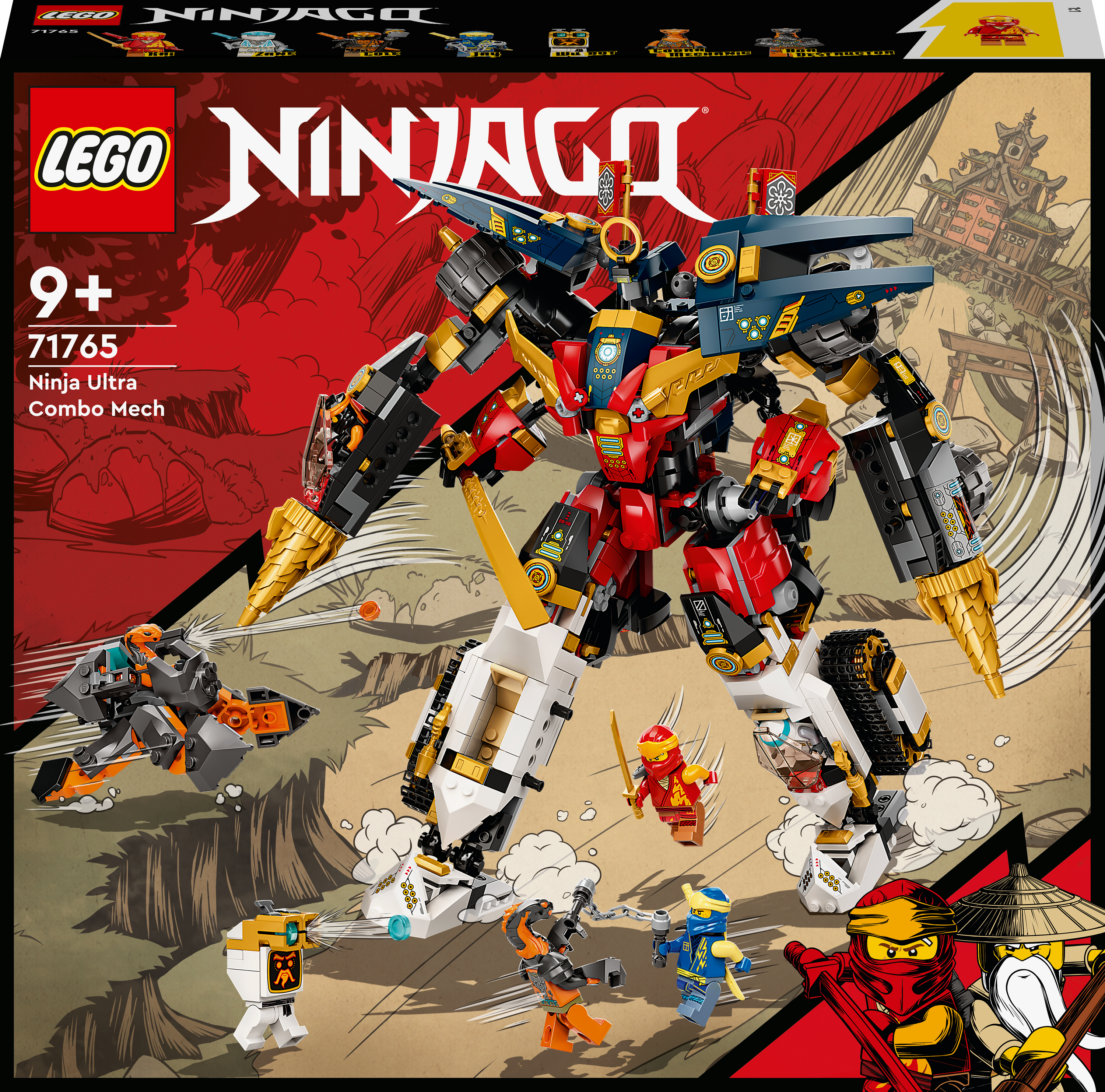 

Конструктор LEGO NINJAGO Ультракомборобот ниндзя 1104 детали (71765)