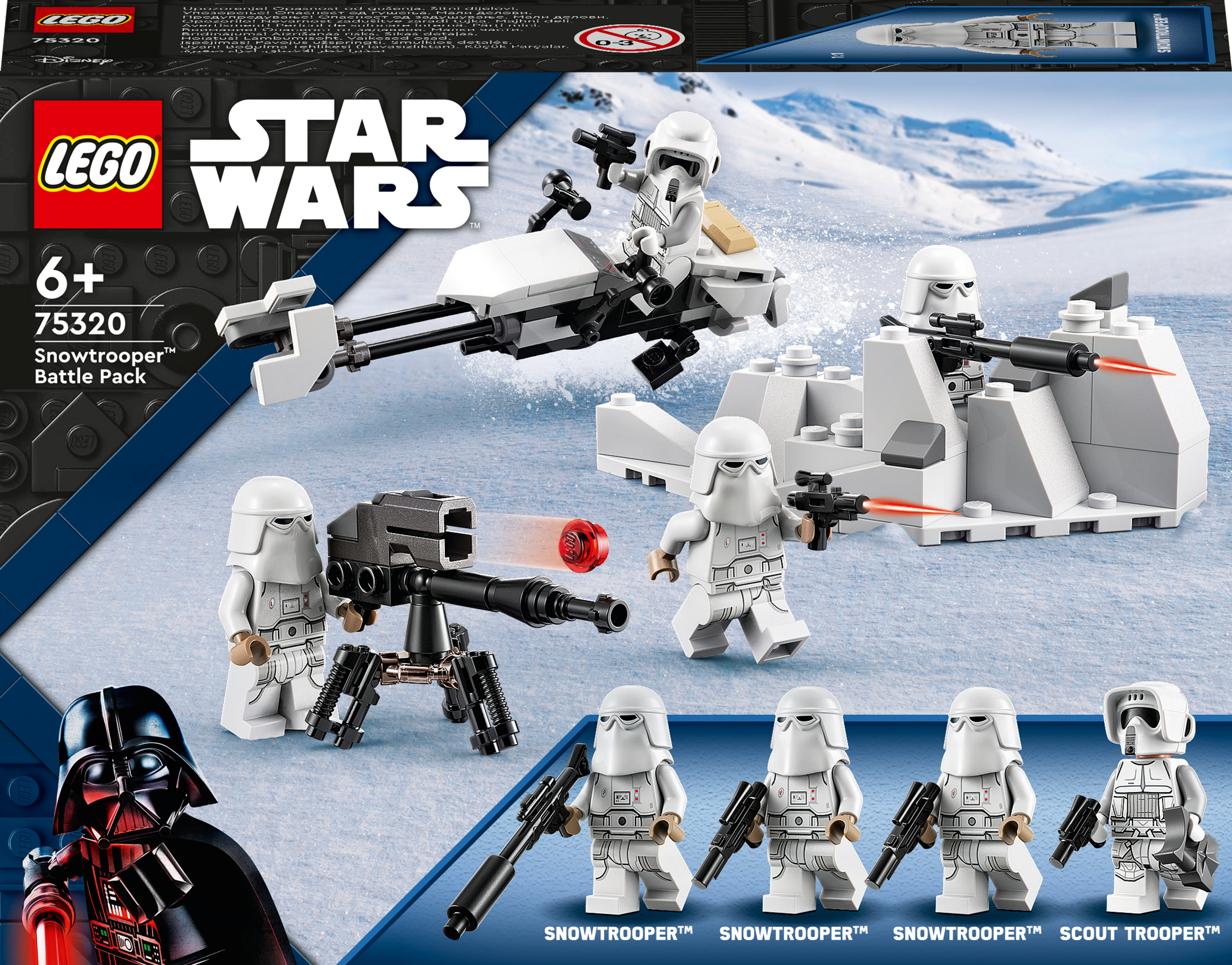 

Конструктор LEGO Star Wars Снежный штурмовик Боевой набор 105 деталей (75320)
