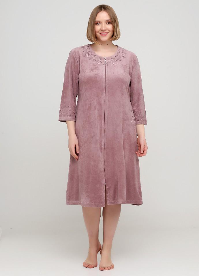 

Халат женский Romeo Life  пудра (3626-23, Халат женский Romeo Life 4XL пудра (3626-23)