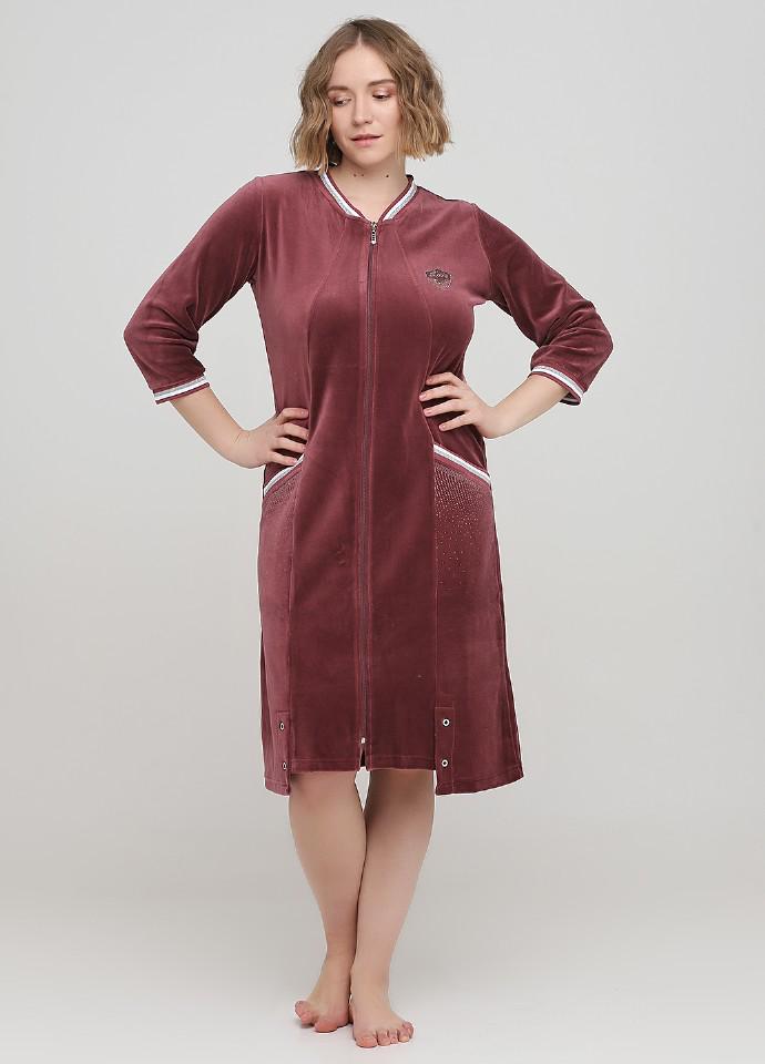 

Халат женский Wild Love  коричневый, Халат женский Wild Love 2XL коричневый