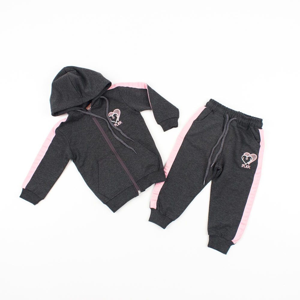 

Костюм спортивний на дівчинку Joi Kids 98 темно-сірий (603)