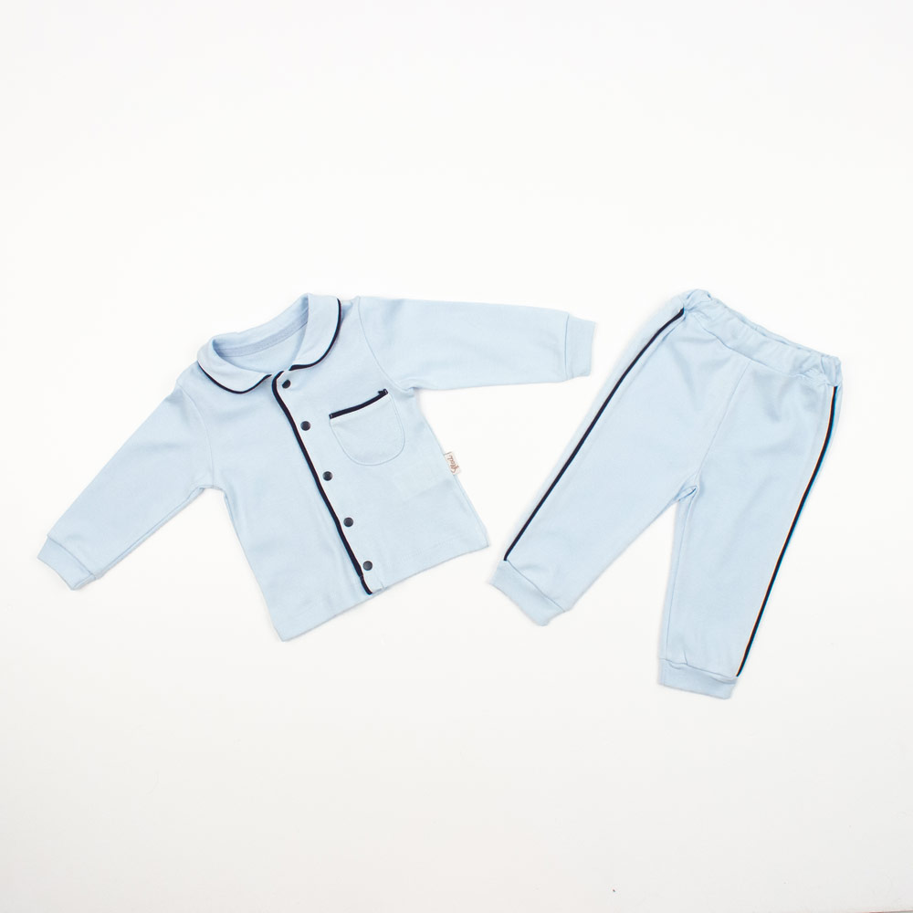 

Костюм з штанами на хлопчика Flexi 80 блакитний (217370)