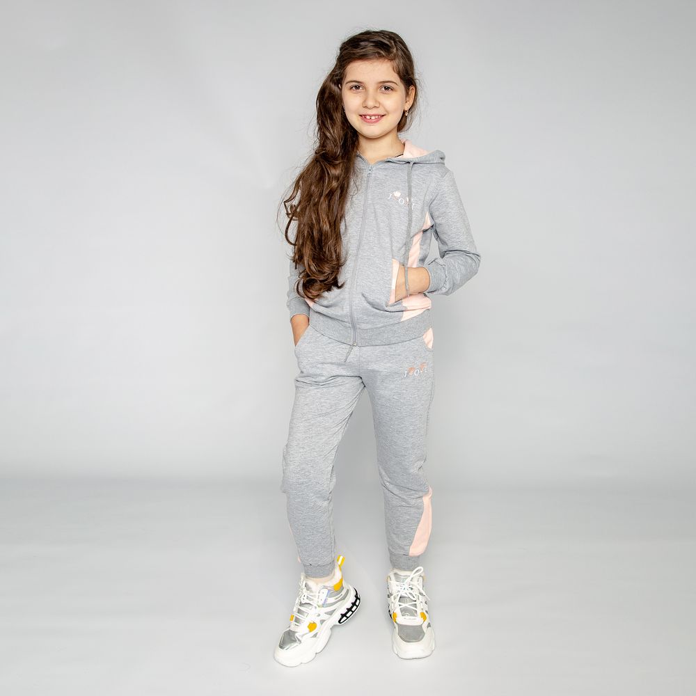 

Костюм спортивний на дівчинку Joi Kids 140 сірий (702)