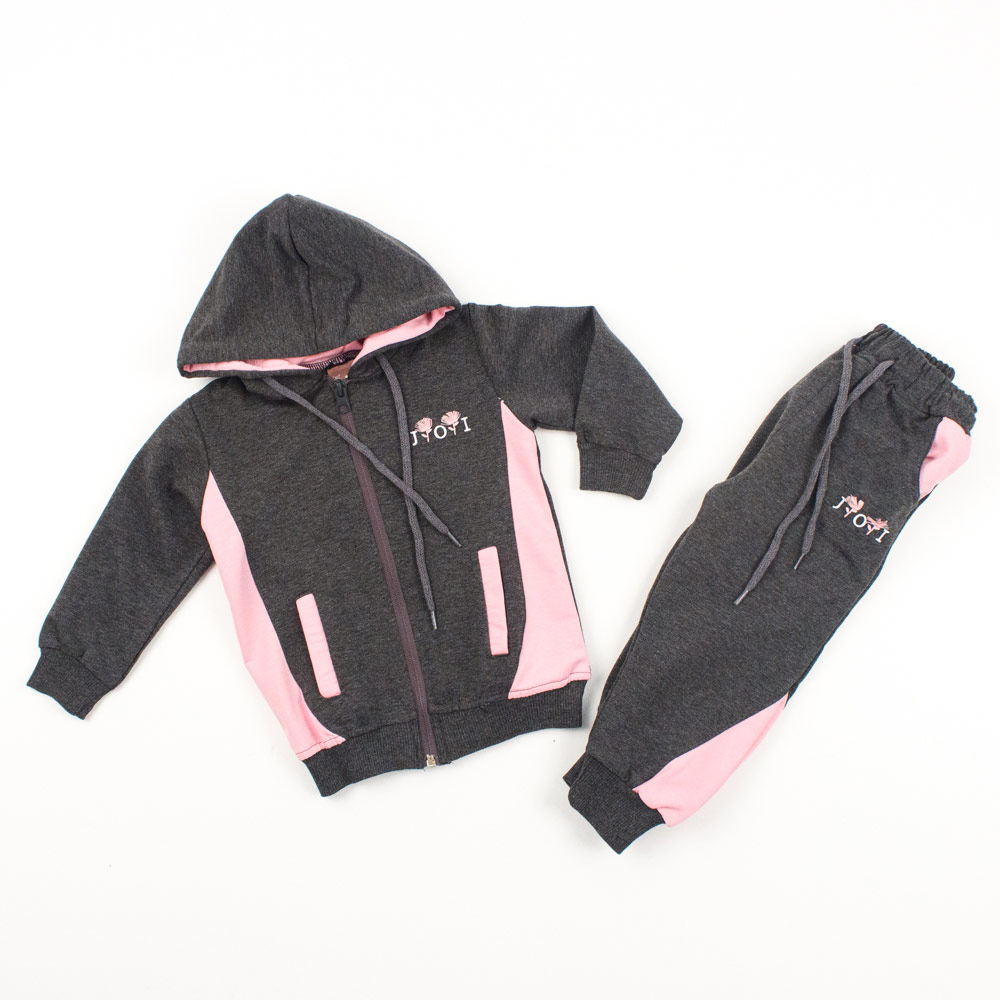 

Костюм спортивний на дівчинку Joi Kids 92 темно-сірий (602)