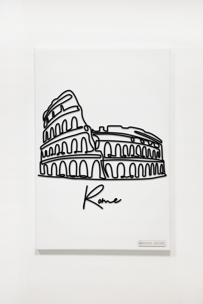 

Картина интерьерная абстрактная настенная арт панно на холсте Manific Decor Rome / Рим 60*80 см
