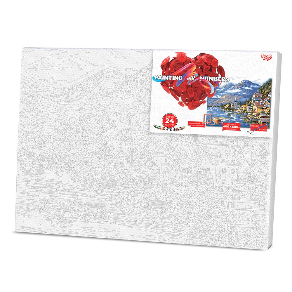

Картина по номерам "PAINTING BY NUMBERS", 40*50см, эконом Danko Toys KpNe-01-01