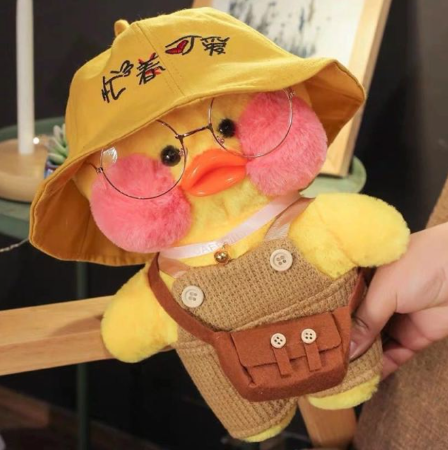 

Мягкая уточка с очками Лалафанфан (Lalafanfan Duck) 30 см, Mod 1