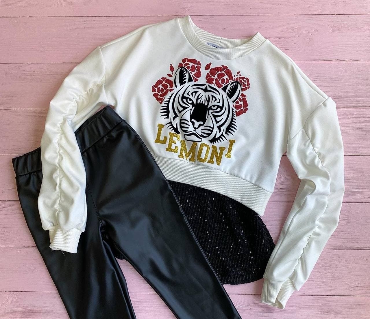 

Свитшот с тигром для девочки Red Rose Lemoni 164/170 см 100077