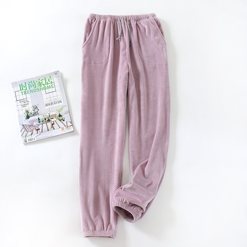

Штаны женские домашние велюровые Greatness, фиолетовый Berni Fashion (XL) Фиолетовый