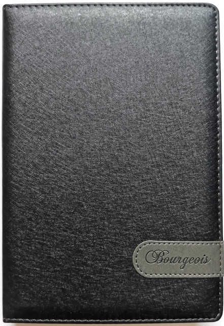 

Щоденник A5 "Мандарин" недат. 160арк. кліт. шкірзам чорний №9073(20)