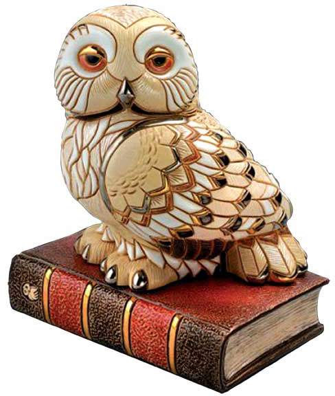 

Фигурка De Rosa Wildlife Белая Сова на Книжке (Dr449-52)