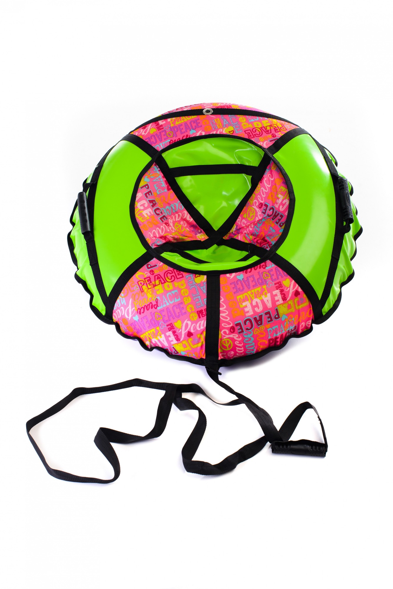 

Тюбинг надувные санки, ватрушка Kospa Диаметр 100 см Усиленный Надписи Салатный