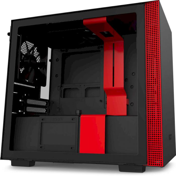 

Корпус NZXT H210 Matte Black/ Red (CA-H210B-BR)