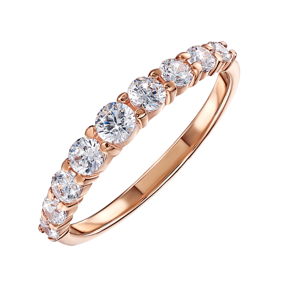 

Золотое кольцо в красном цвете с фианитом S Zirconia 000122272 16.5 размера
