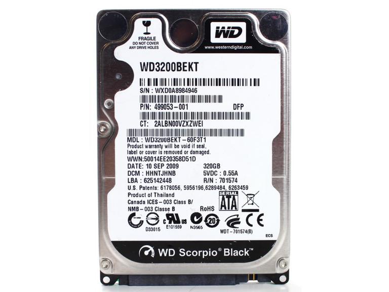 

Жесткий диск WD Scorpio Black WD3200BEKT