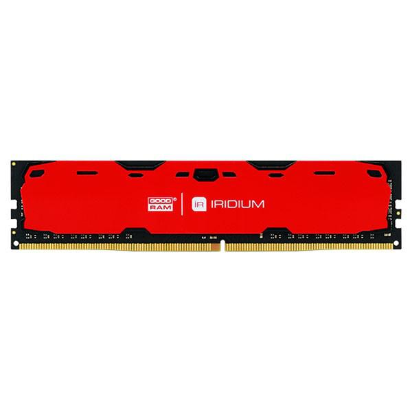 

Память GOODRAM 4 GB DDR4 2400 MHz Iridium Red (IR-R2400D464L15S/4G)