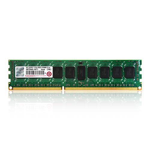 

DIMM TS1GKR72V3Y 8GB DDR3-1333 REG CL9, 2 Ran Transcend