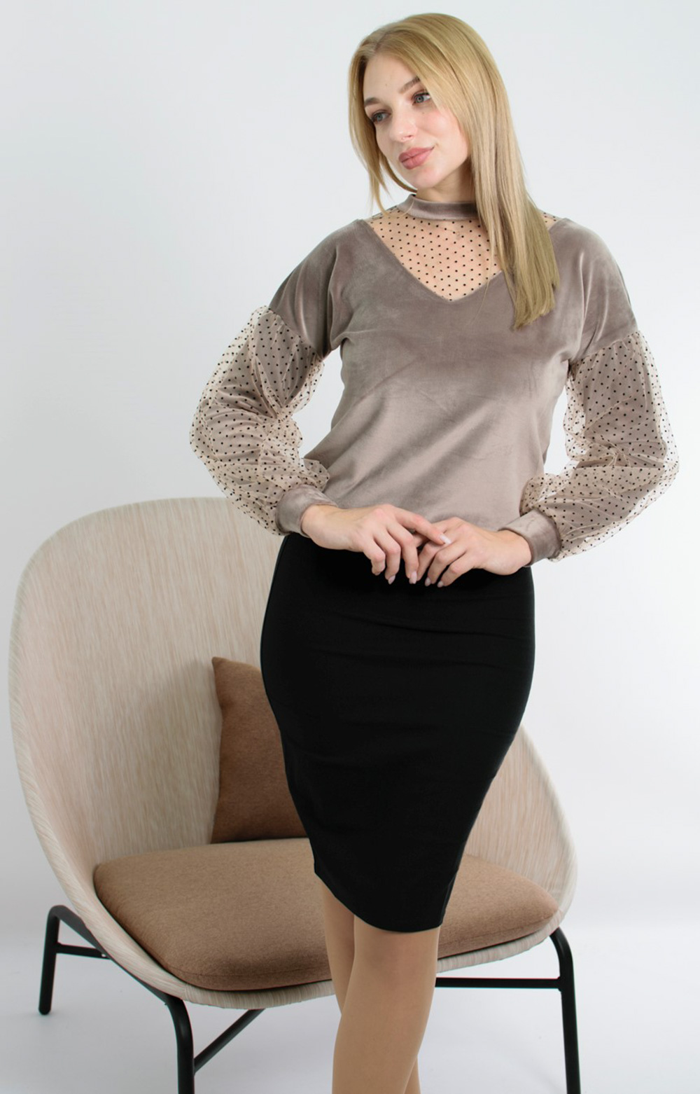 

Юбка INEDIT 0073 XL Black-Fleece