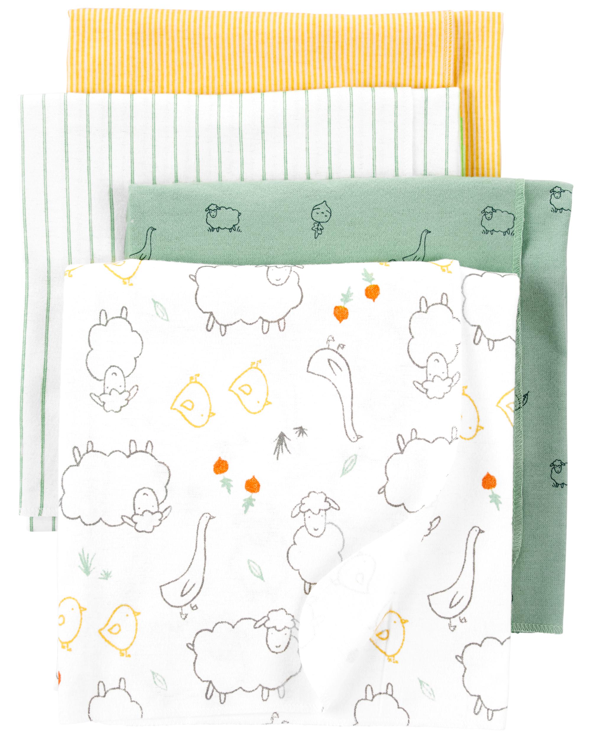 

Пеленки фланелевые для малышей Carters 4шт (1267)