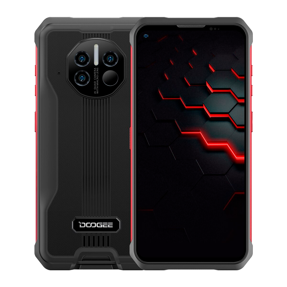 

Мобільний телефон Doogee V10 5G red 8/128Gb IP69K 6.39" NFC 8500mAh (1456 zp)