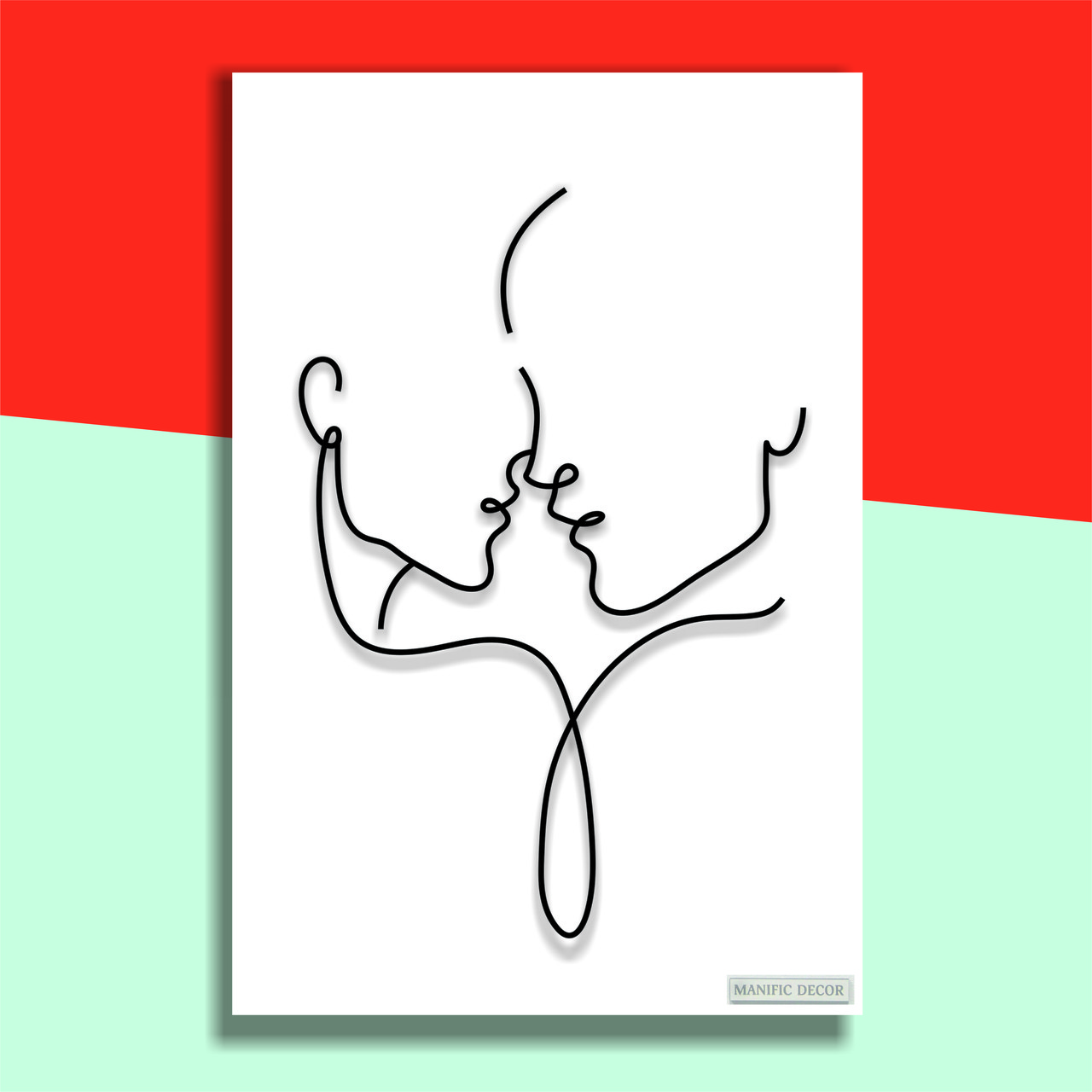 

Картина Интерьерная абстрактная настенная арт панно на холсте Manific Decor Infinite love / Безграничная любовь 40*60 см