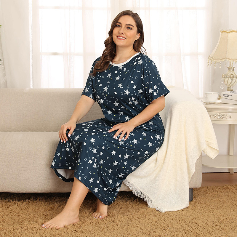 

Рубашка ночная женская Silver stars Berni Fashion PLUS (XL) Синий