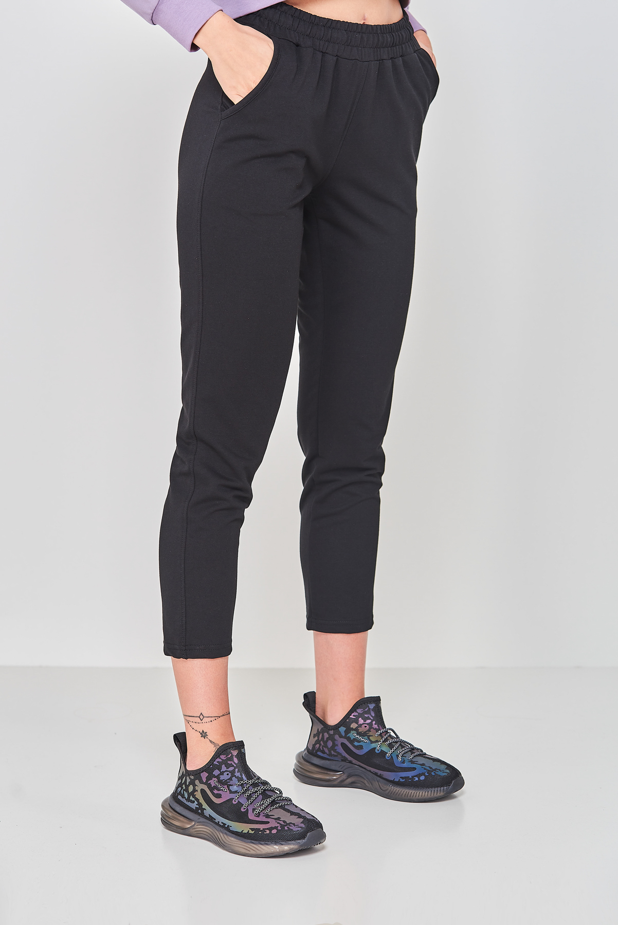 

Штани Tommy life 94566  Чорний, Штани Tommy life 94566 L Чорний