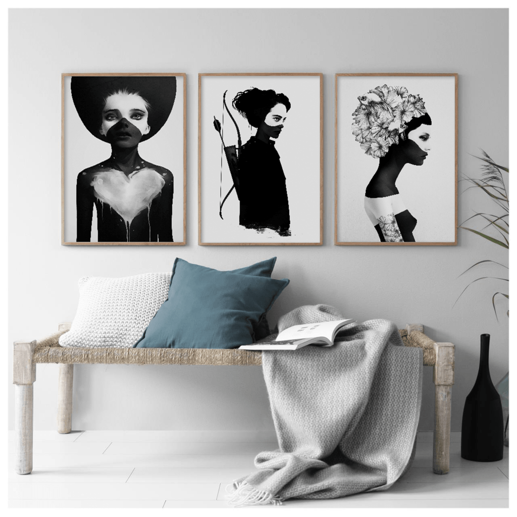

Набор постеров в рамке LADIES 21x30 см